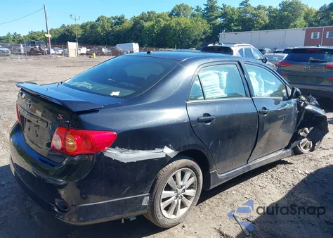 2009 Toyota Corolla S из США, поврежденный, VIN 2T1BU40EX9C144626